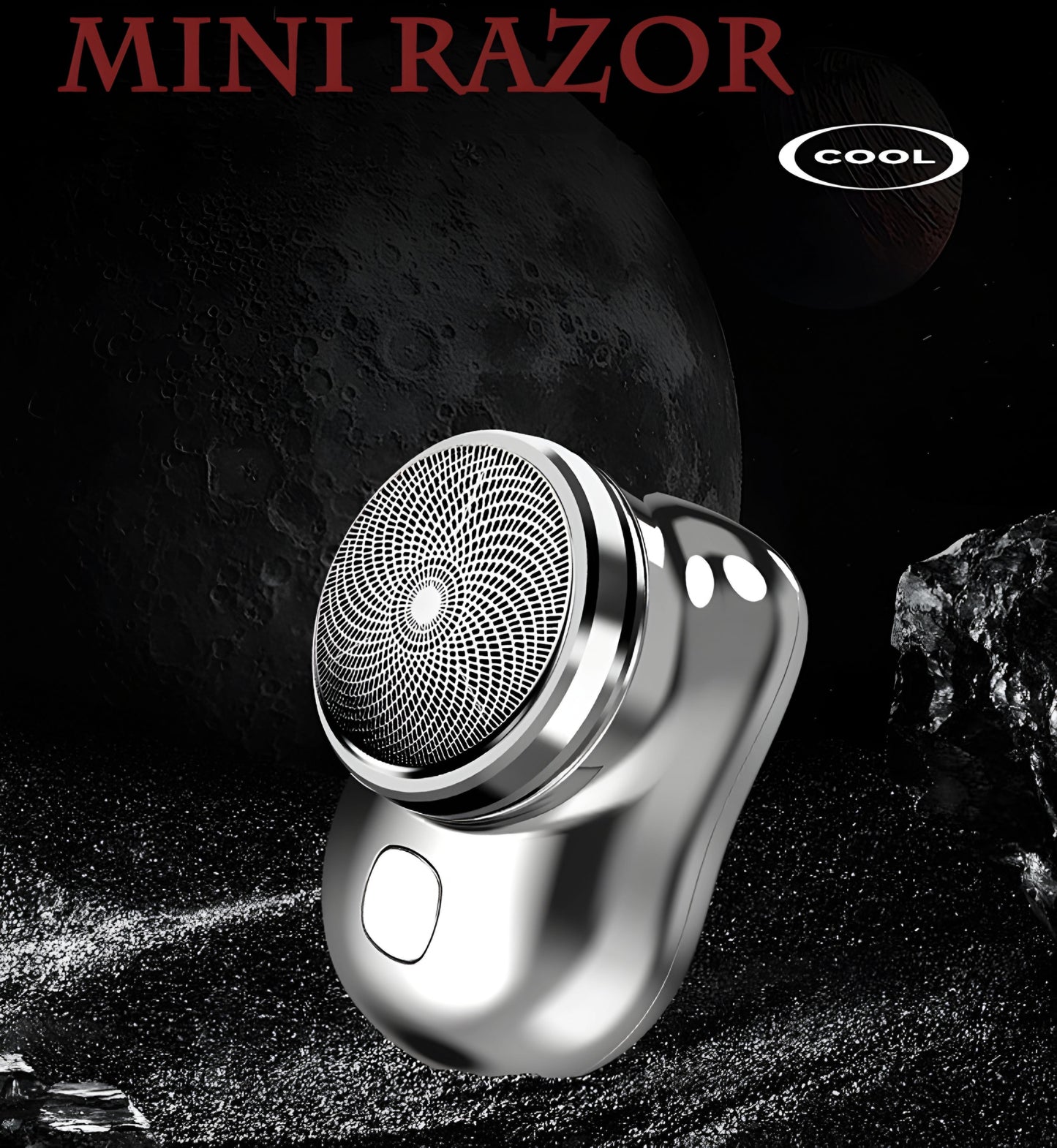 Mini 3-Blade Electric Shaver | Type-C Fast Charging Pocket Razor