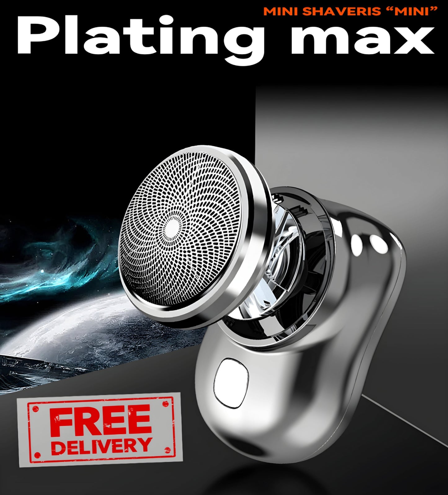Mini 3-Blade Electric Shaver | Type-C Fast Charging Pocket Razor