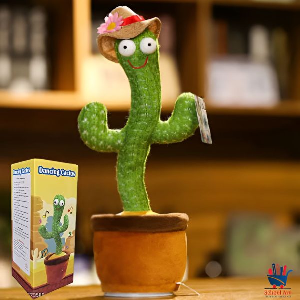 🌵Dancing Cactus Toy – Singing, Talking, Voice Recorder – USB Rechargeable Plush for Kids