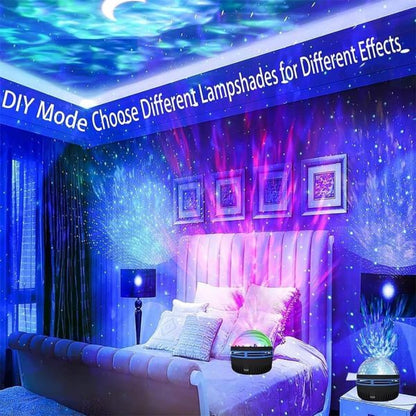 Galaxy Light Projector | Ocean Galaxy LED Projector 14 Light Effects