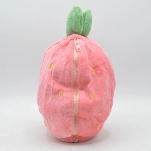 🐰 Strawberry Rabbit Reversible Plush Toy – Adorable, Soft & Functional!