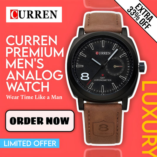 ⌚Curren Premium Men's Analog Watch