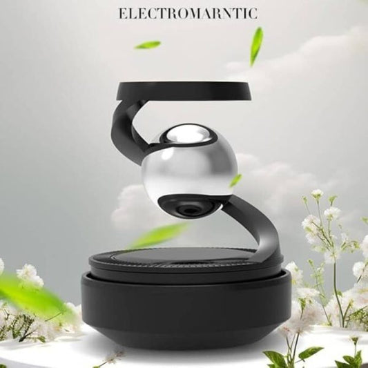Star Solar Powered Levitating Ball Air Freshener For Car Dashboard, Aesthetic Car Decor